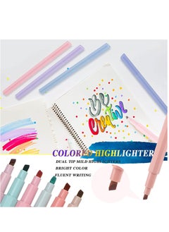 Excefore 12 Pieces Assorted Colors Gel Highlighters Set for School Office Supplies Marker Pen  - Image 5