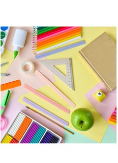 Excefore 12 Pieces Assorted Colors Gel Highlighters Set for School Office Supplies Marker Pen  - Image 4