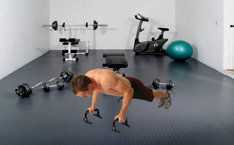 Jonex JJ JONEX Push Up Bar Stand for Gym & Home Exercise, Dips/Push Up Stand for Men & Women. Useful in Chest & Arm Workout. (Multicolour) (MYC) - Image 3