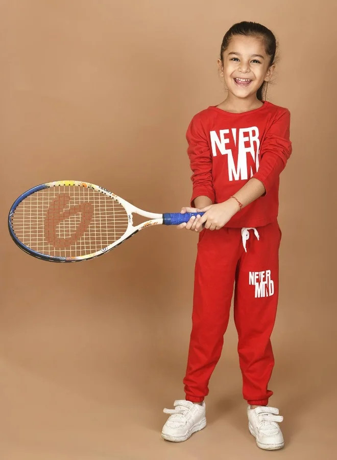 ليل بيكس Never Mind Printed Top with Jogger Set