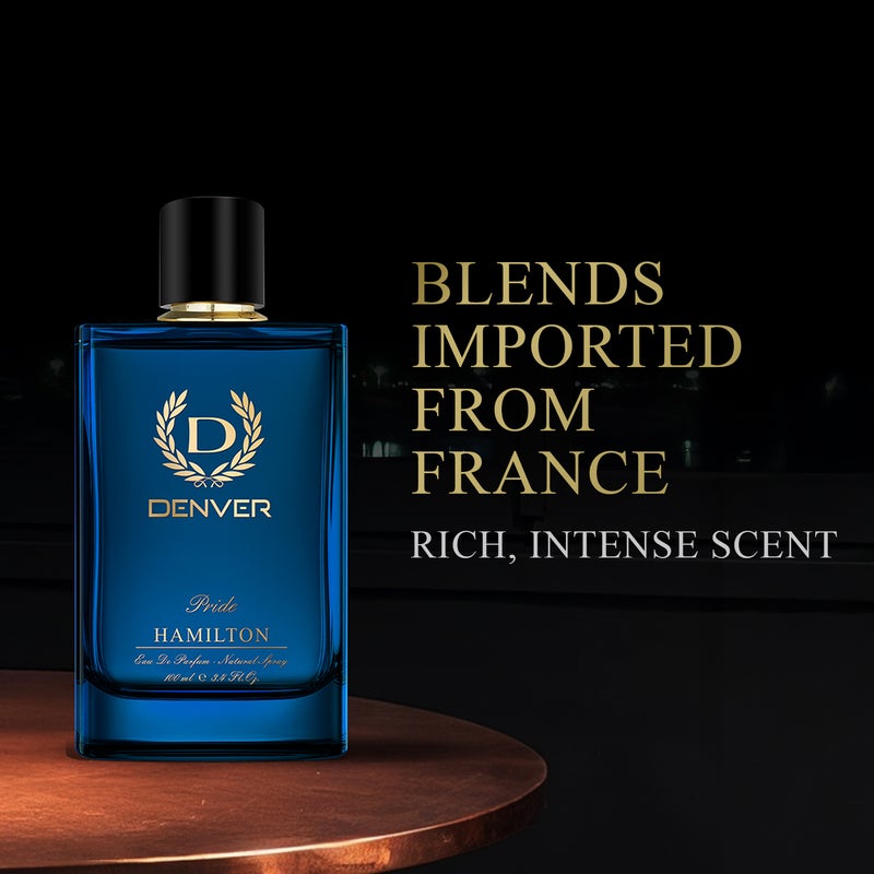 DENVER Pride Hamilton Perfume - 100ML | Long Lasting Perfume Body Scent for Men - Image 4