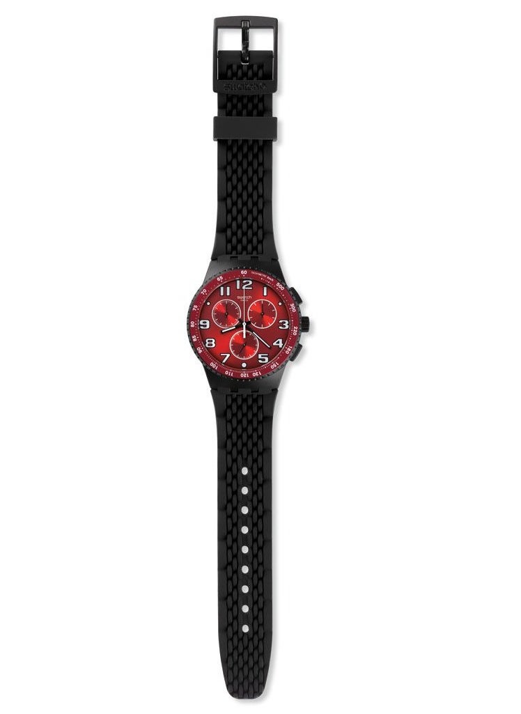 Swatch - ساعة يد مقاومة للماء بحركة كوارتز تيستا دي تورو للجنسين - 41 ملم - Image 1