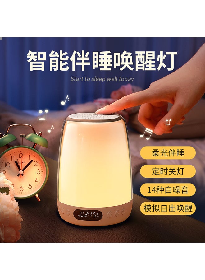 Ten Thousand Fires Wireless Bluetooth Speaker Bedroom Bass Bedside Nightlight Multi-functional Atmosphere Home Desktop Alarm Clock Audio - Image 3