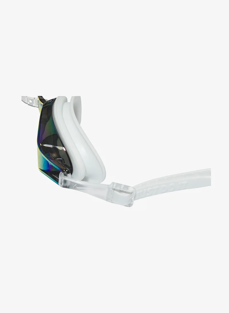 نايكي نظارات شمسية عاكسة باللون الكروم