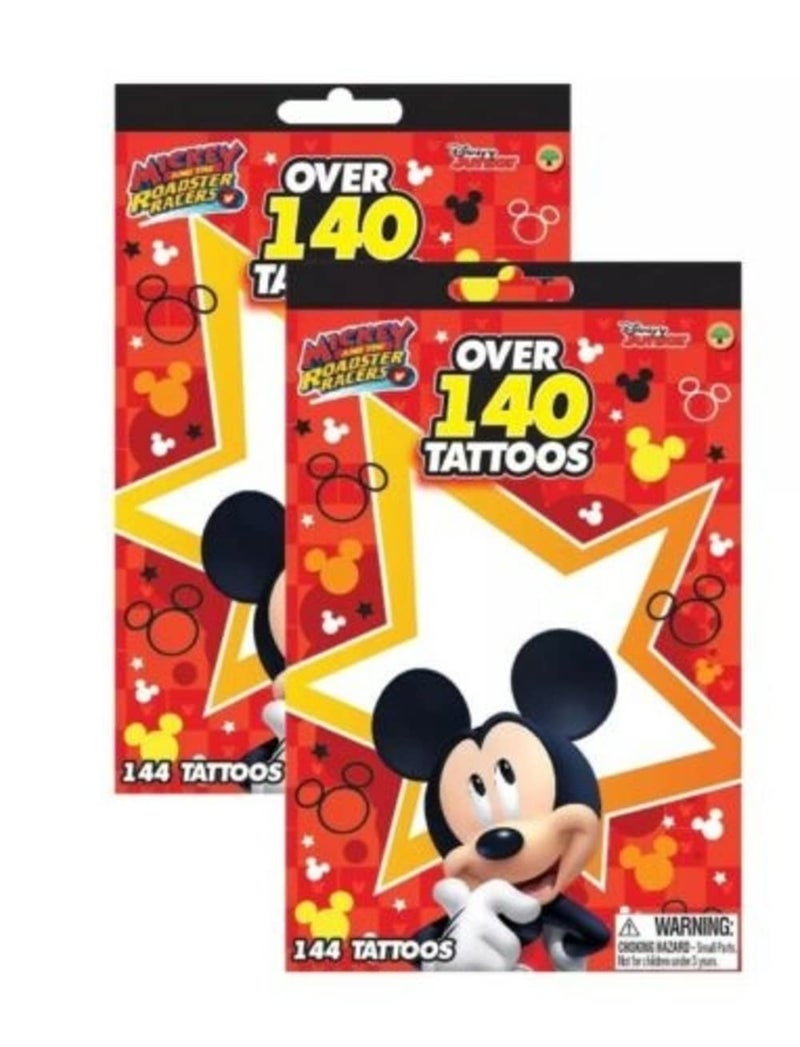 آبد UPD Disney Junior Mickey Mouse & The Roadster Racers أكثر من 140 كتيبة وشم مؤقت (حزمة 2) - Image 1