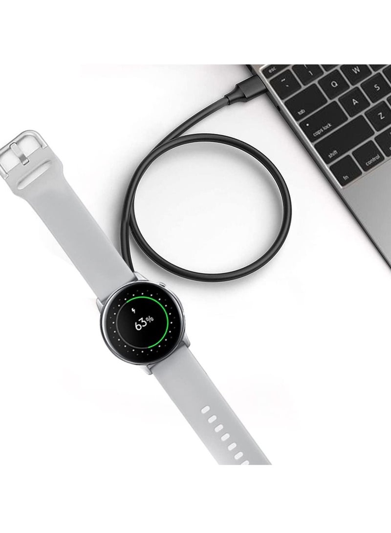 1M 3.3ft Wireles Charging USB Cable Dock Charger for Samsung Galaxy Watch 4 (40mm / 44mm) Watch4 Classic (42mm / 46mm) Watch 3 (45mm / 41mm) Active 1 Active 2 (40/44mm) - Image 5