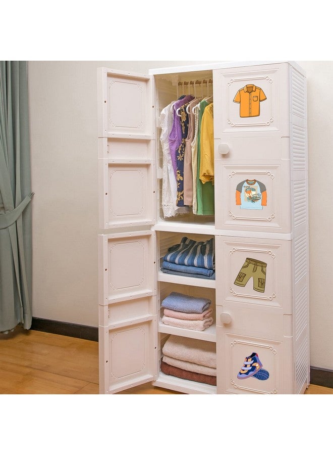 Chinco 4 Sheets (32 Count) Removable Dresser Clothing Decals For Wardrobe Clothing Classification Label Clothing Sort Stickers For Kids Wardrobe Drawer Organizing Home Bedroom Decoration (Boy Style) - Image 5