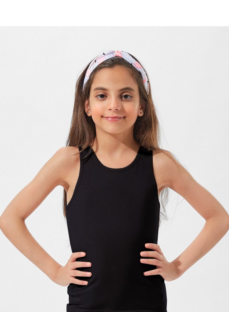 ميسري بادي توب حماله عريضة قطن ليكرا بناتى - Image 1