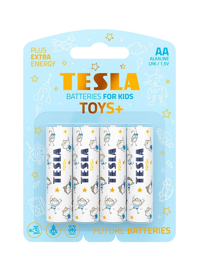 Tesla Alkaine Plus Extra Energy Batteries Blister Foil