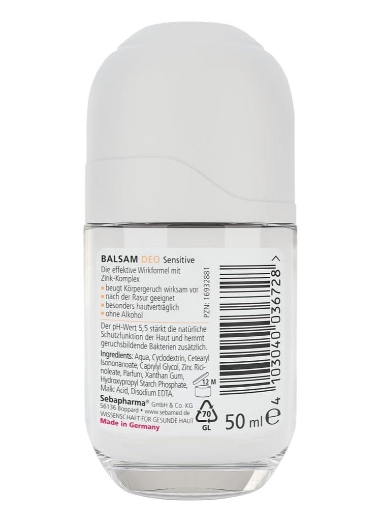 Sebamed بلسم ديو للبشرة الحساسة 48 ساعة بدون أملاح الألمنيوم 50 مل - Image 2