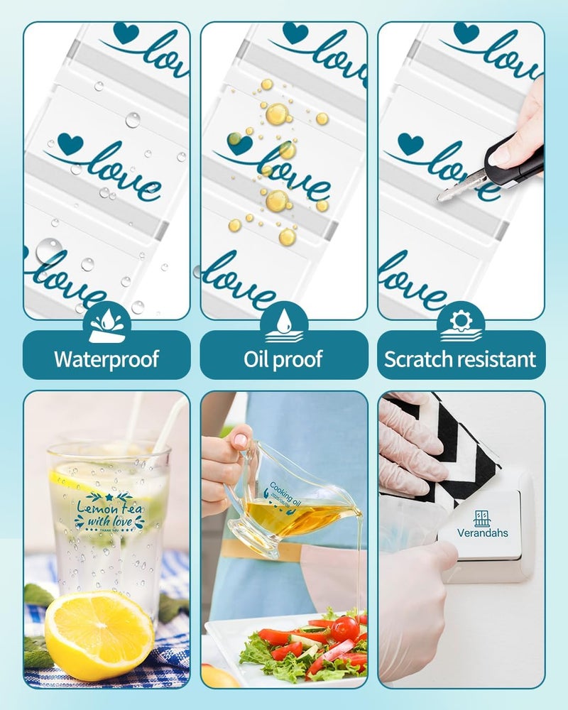 phomemo Thermal Labels- Green On Clears Sticker Label For M110/M221/M220/M120/M200 Label Printer,1.57"X1.18"(40X30Mm),230 Labels/Roll, For Barcode/Address/Mailing/Logo/Business/Home Tag - Image 5