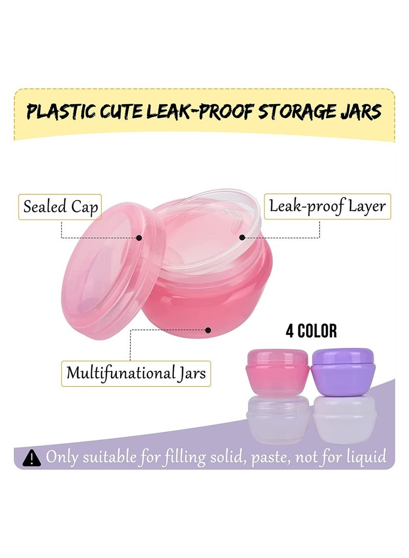 KASTWAVE 21 Pack Leak Proof Silicone Travel Bottles Set, ELECDON TSA Approved Leak Proof Squeezable Containers for Toiletries, Travel Size Accessories and Shampoo Conditioner Bottles with Tags (BPA Free) - Image 3