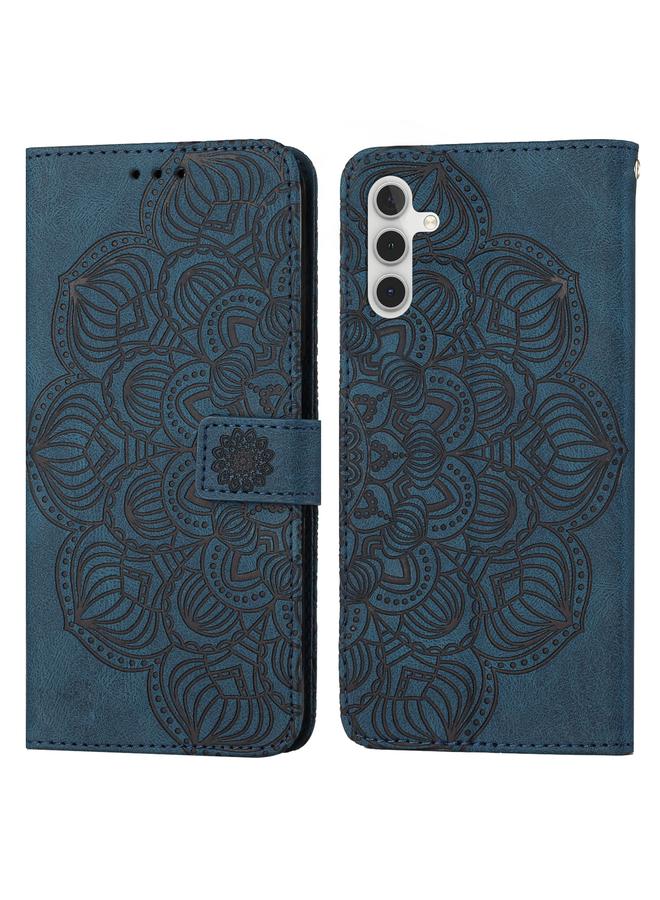 S-TOP Case For Samsung Galaxy A13 5G Mandala Embossed Flip Leather Phone Case - Image 1