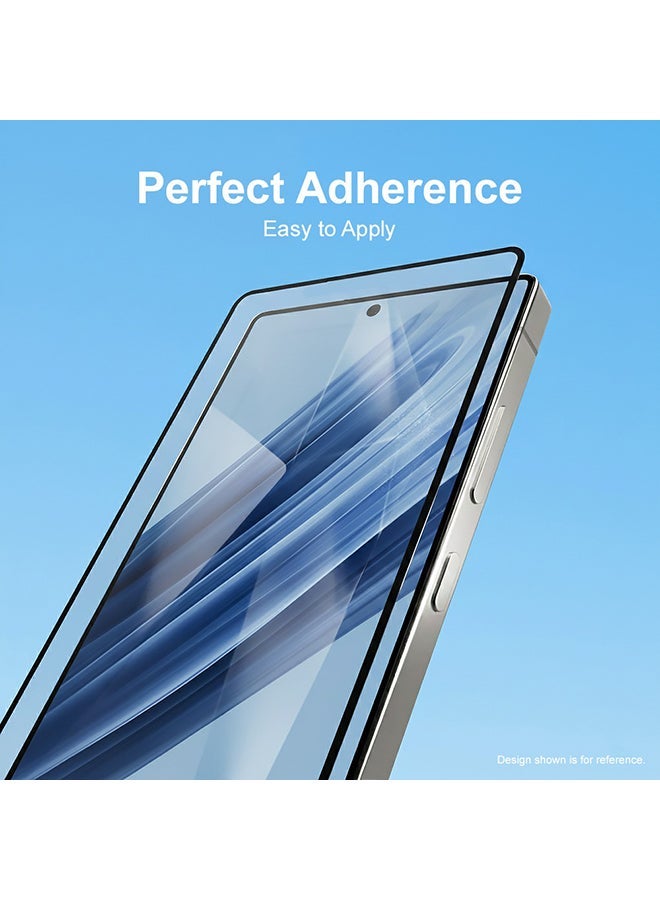 O Ozone [ 2 Pack ] Tempered Glass for Oppo Reno 14 Pro Screen Protector, 9H Hardness Black Edge Tempered Glass Film HD Clear, Case Friendly Screen Guard - Image 4