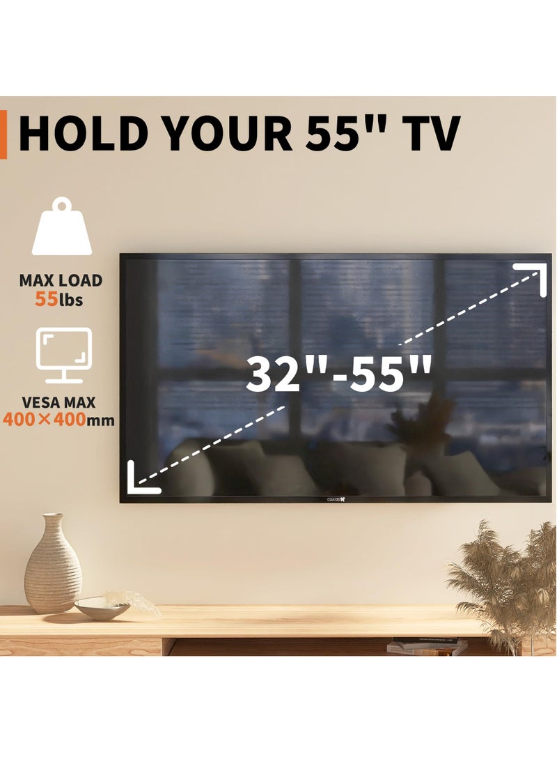 FlashHawk Mobile TV Stand for 26-55 Inch Flat Curved TV with Portrait to Landscape Rotation,Portable TV Stand with Wheels for Home/Office/Outdoor/Mall  - Image 2