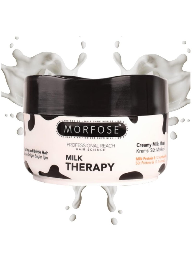 مورفوز قناع الشعر موروفوس ميلك ثيرابي 500 مل: ترطيب وإصلاح مكثف - Image 2