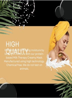 MORFOSE Morfose Milk Therapy Hair Mask - Intensive Repair & Hydration (500ml)  - Image 4