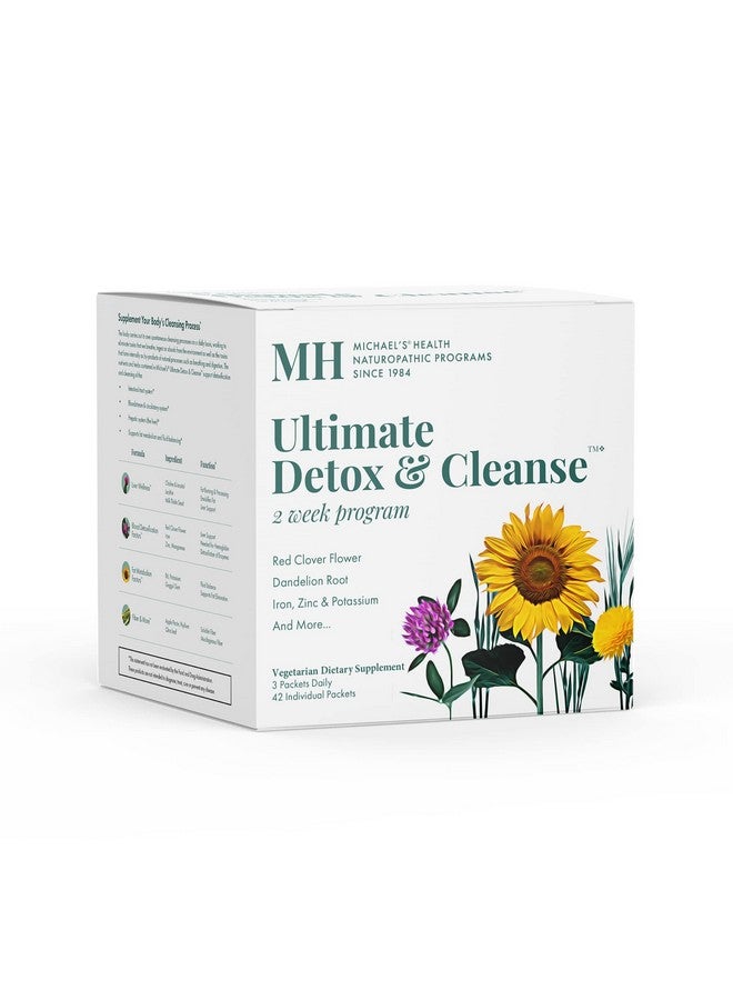 Michael's Health Naturopathic Programs Ultimate Detox & Cleanse 2 Week Program - 42 Individual Packets - Kosher - 14 Servings - Image 1