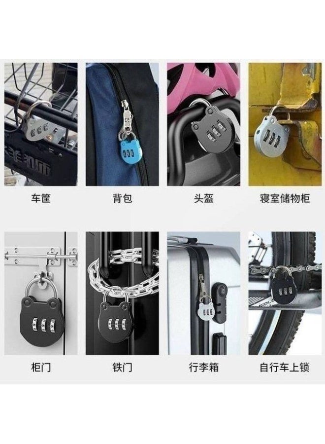 Built-in Cable Locks Secure Your Valuables Built-in Cord Lock for Bikes, Luggage, Snowboards and More, Durable Password Security Lanyard - Image 4