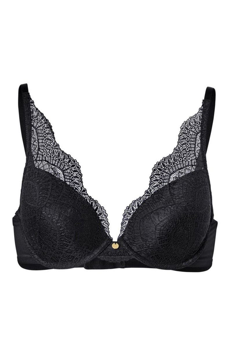 Tchibo Women Padded Wireless Bra, Black  - Image 3