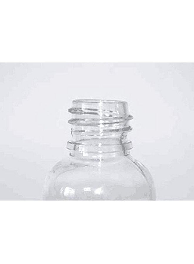 Quupy 24Pcs Empty Refillable Pet Transparent Cosmetic Cylinder Bottle With Black Flip Lid Plastic Travel Sample Packing Storage Container Can For Lotion Toner Essential Oil Cream Shampoo (15Ml 0.5 Oz) - Image 3