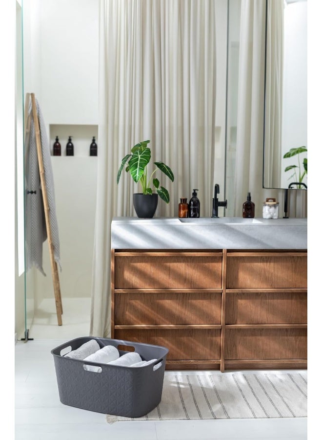 Curver CV SOFTEX LG BASKET 45L GREY - Image 3