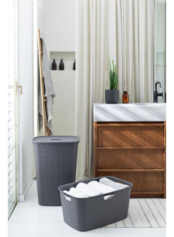 Curver CV SOFTEX LG BASKET 45L GREY - Image 5