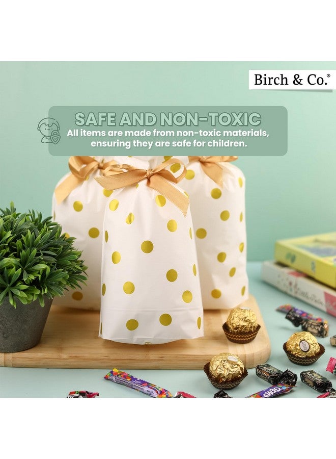 Birch & Co. حقائب هدايا العودة - حقائب بوتلي، حقائب هدايا العودة لأعياد ميلاد الأطفال - حقائب تغليف الهدايا - حقيبة هدايا للعودة - أكياس تغليف للهدايا لأعياد الميلاد - أكياس حفلات، بولكا، عبوة 25 - Image 4