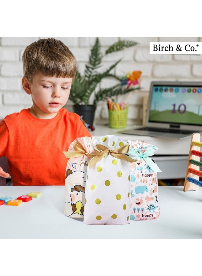 Birch & Co. حقائب هدايا العودة - حقائب بوتلي، حقائب هدايا العودة لأعياد ميلاد الأطفال - حقائب تغليف الهدايا - حقيبة هدايا للعودة - أكياس تغليف للهدايا لأعياد الميلاد - أكياس حفلات، بولكا، عبوة 25 - Image 5