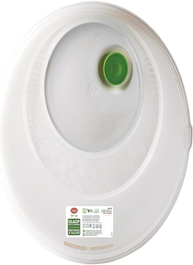 AKDC - Snips Saver Ulaop Vintage 4 Liter Salad Spinner, Multi-Color, One Size - Image 1