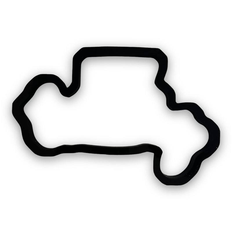Bundle of Fun Happy Birthday Word Outline Cookie Cutter (5 inch) - Image 1