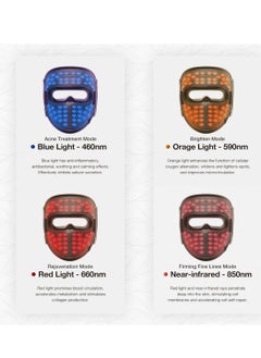 JOVS JOVS Red Light Therapy for Face, LED Light Therapy Beauty Device for Face, 4 Modes and Portable Skin Care Tools for Home Use  - Image 3
