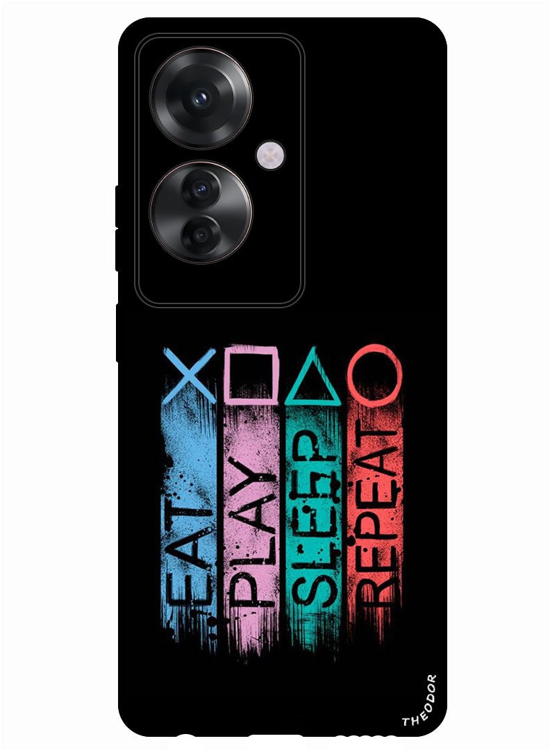 Theodor Protective Case Anti Scratch Shock Proof Bumper Cover For Oppo F25 Pro Eat Pla - Image 1