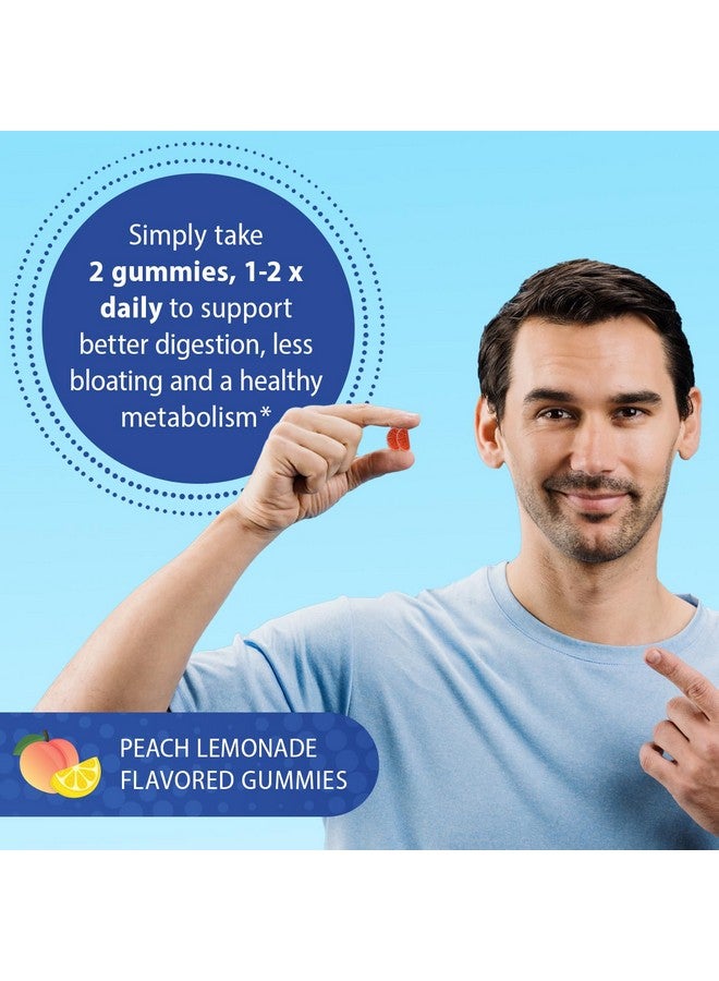 Florastor Digestive and Metabolic Support Probiotic Blend, Prebiotic and Probiotic Gummies for Multi-Action Digestive Health Care, with Vitamin B12, 56 Gummies - Image 5