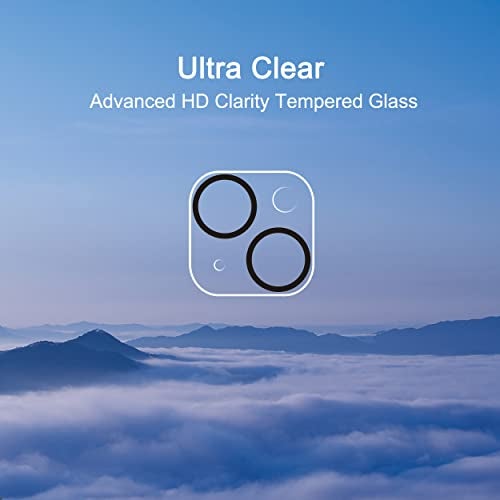 Ailun 3 Pack Camera Lens Protector for iPhone 15 / iPhone 14 ＆ iPhone 15 Plus/iPhone 14 Plus,Tempered Glass,9H Hardness,Ultra HD,Anti-Scratch,Case Friendly,Does not Affect Night Shots - Image 4