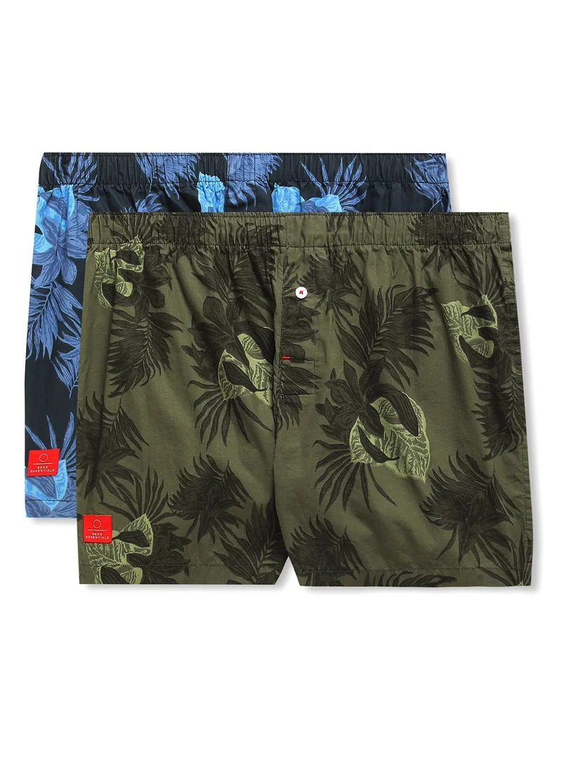 THE BEAR HOUSE Mens Cotton Boxers Multipack Soft Breathable Underwear for Men Loose Fit Comfortable Boxer Shorts for Daily Wear