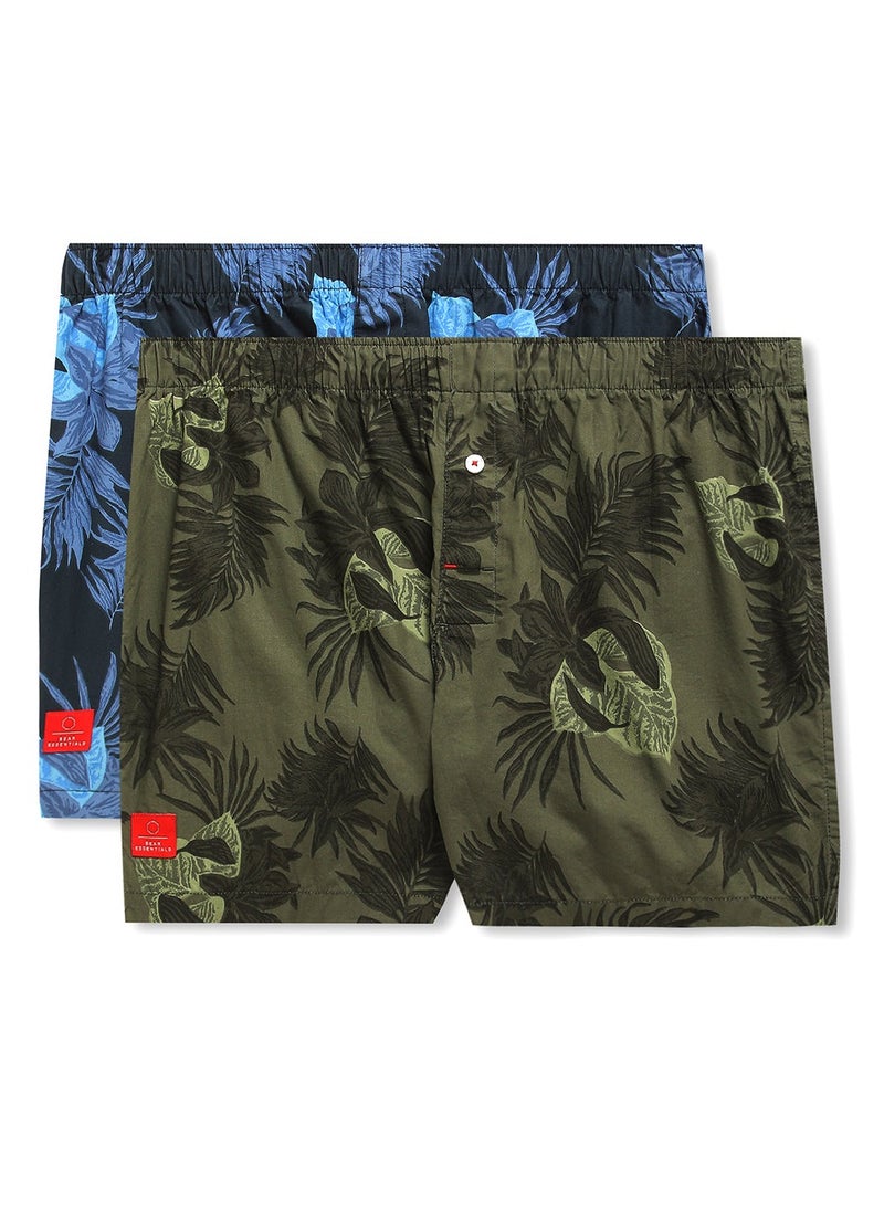 THE BEAR HOUSE - Mens Cotton Boxers Multipack Soft Breathable Underwear for Men Loose Fit Comfortable Boxer Shorts for Daily Wear - Image 1