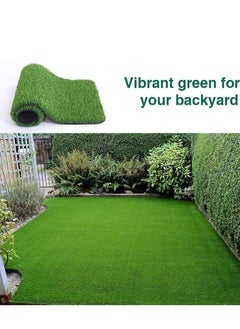 Generic FFD Artificial Grass Carpet Green, Artificial Grass Turf For Home Outdoor Front,Garden Decoration 2x8 Meters  - Image 3