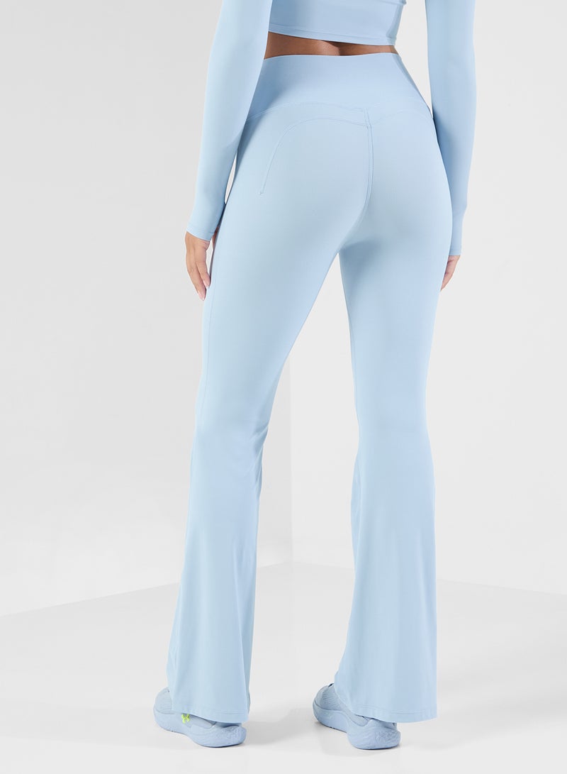 فورورد ليجنز بقصة واسعة وخصر مرتفع بتصميم نحت ناعم - Image 3