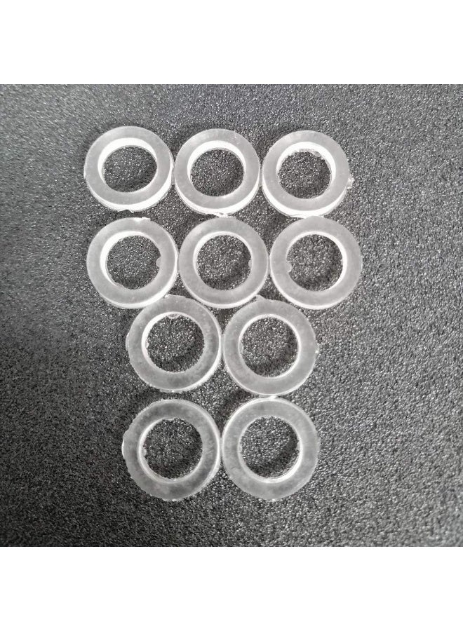 Royal Apex Bidet Shattaf Nylon Rubber Washer Circular Round Gasket Ring For Bathroom Shower Tap And Plumbing Etc Pack Of 10 3/4 Inch - Image 1