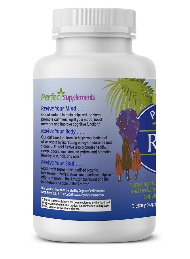 Perfect Supplements - Perfect Acai Revive - 180 Capsules - Organic Acai, Cordyceps, Grape Seed Extract & Rhodiola Rosea - Image 3