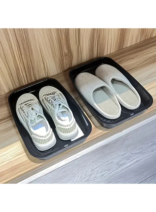Black Car Shoe Storage Organizer Tray For SUV Truck Space Saving Hanging Design - Image 2