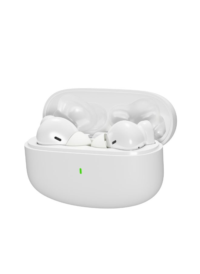 Xcell Xcell Soul14 Pro Wireless Earbuds | IPX4 Waterproof, 13mm Drivers, Immersive Bass | 24H Playtime, 8H Talktime | TWS with Mic for Sports & Daily Use | For iOS/Android/Huawei/Laptop – White  - Image 4