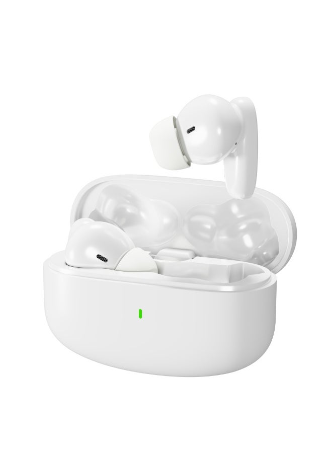 Xcell Xcell Soul14 Pro Wireless Earbuds | IPX4 Waterproof, 13mm Drivers, Immersive Bass | 24H Playtime, 8H Talktime | TWS with Mic for Sports & Daily Use | For iOS/Android/Huawei/Laptop – White  - Image 2
