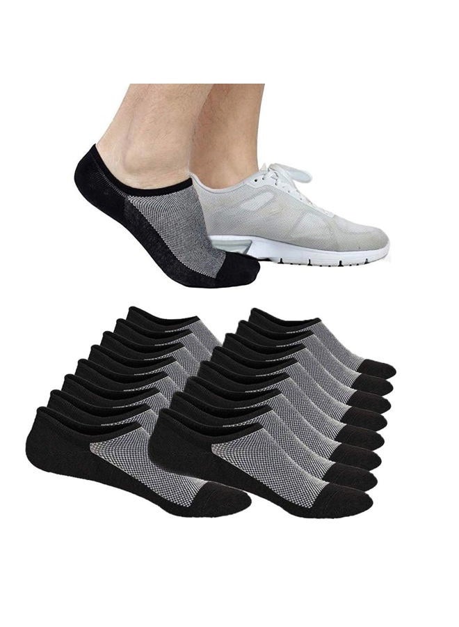 Faustine No Show Socks Ankle Low Cut Socks for Mens, Non Slip, 8 Pairs 16 Pairs - Image 1
