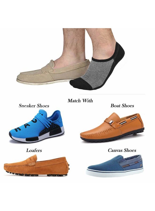 Faustine No Show Socks Ankle Low Cut Socks for Mens, Non Slip, 8 Pairs 16 Pairs - Image 2