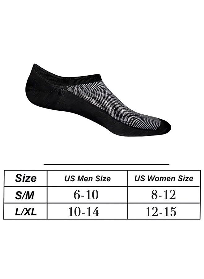 Faustine No Show Socks Ankle Low Cut Socks for Mens, Non Slip, 8 Pairs 16 Pairs - Image 4