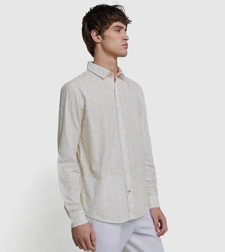 Ben Sherman  Ben Sherman Men's Long Sleeve Printed Shirts for Men | Best Price UAE