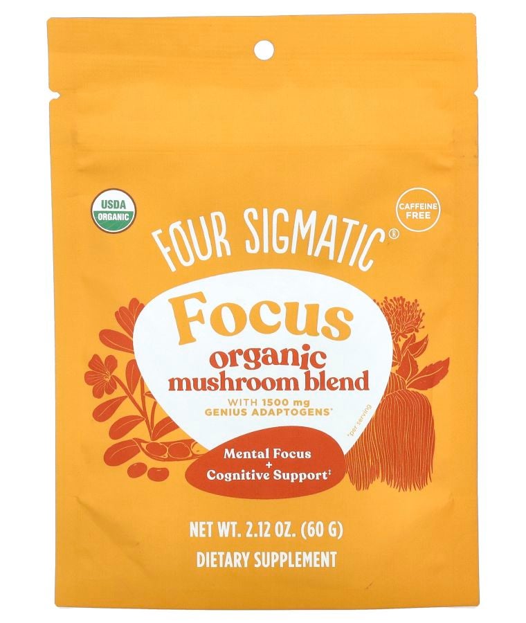 Four Sigmatic Focus Organic Mushroom Blend Caffeine Free 2.12 oz (60 g)
