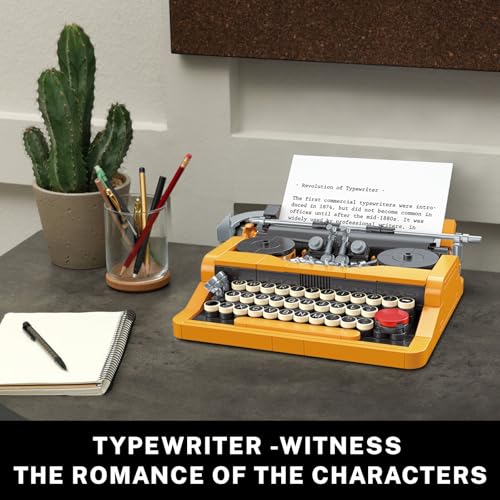 JMBricklayer Typewriter Walkman Television Building Toys 20131, Collectible Vintage Display Model Office Room Decor, Creative Hobbies Activity, Unique Gift Ideas for Adults Teens Kids(660 Pieces) - Image 3